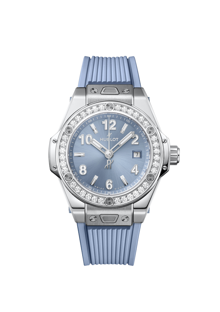 Hublot_Big Bang One Click潮蒼藍精鋼鑽錶NTD460000